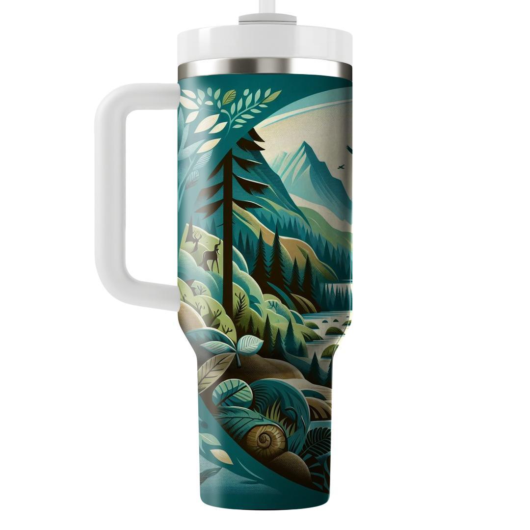 Nature's Symphony - Earth Day  Decorative Tumblers