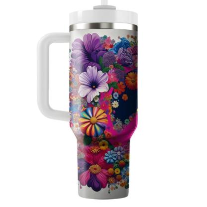  Peace Blossoms  Travel Tumblers