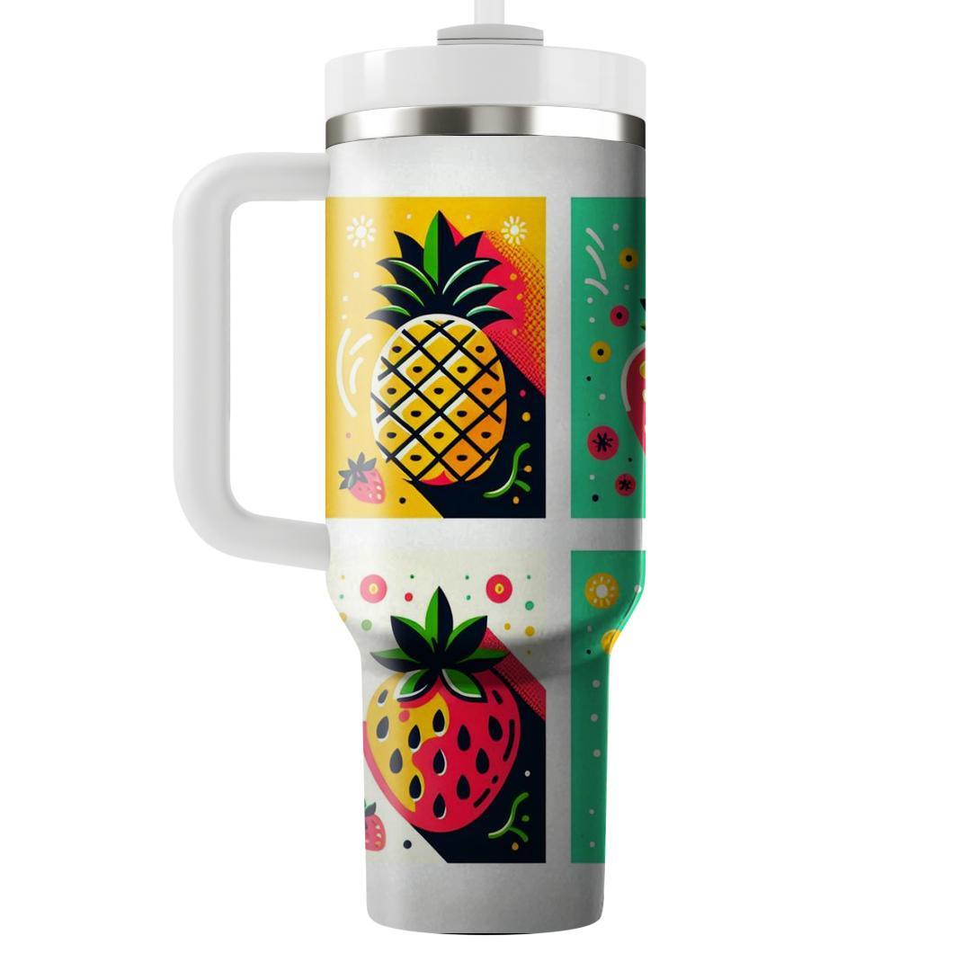 Funky Fruit Medley  Decorative Tumblers