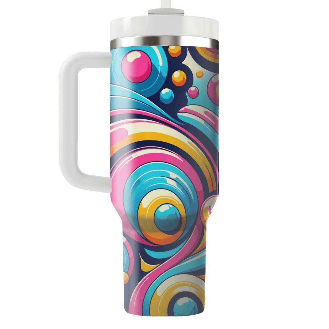 Groovy Swirls Travel Tumblers