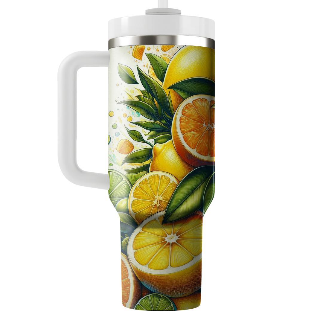 Classic Summer Citrus  Unique Tumblers