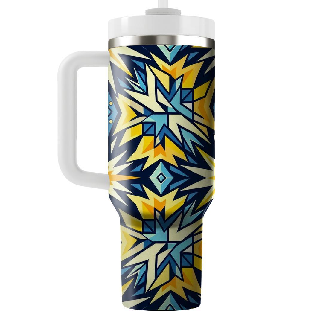 Radiant Star Pattern  Tumblers For Gifts