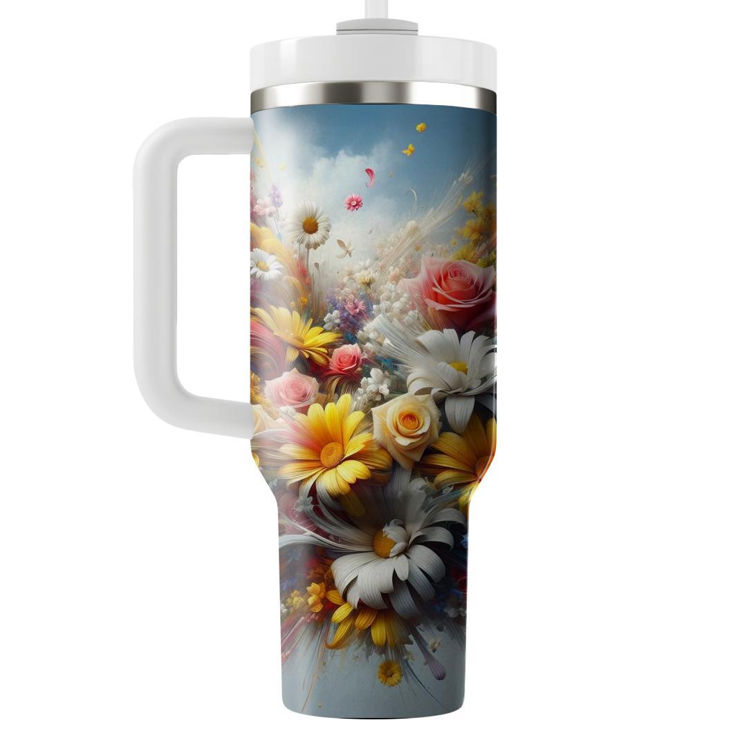 Floral Fantasy Whirl  Tumblers For Gifts