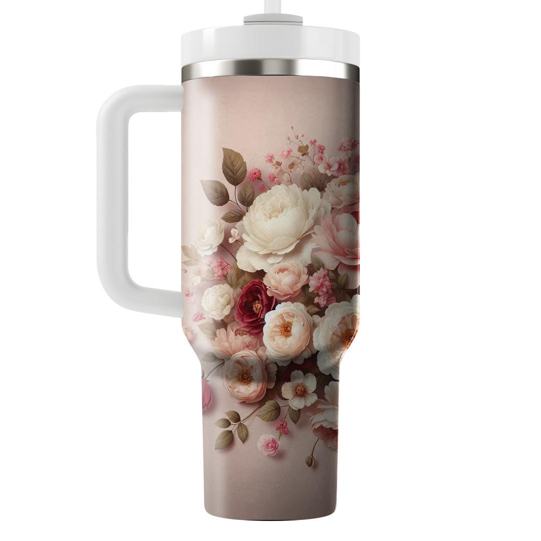 Garden Romance  Tumbler Cups