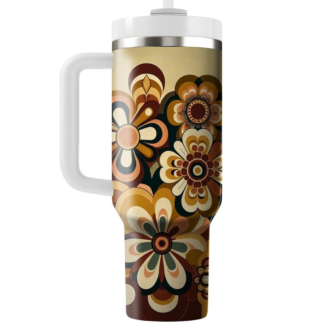 Groovy Flower Fields  Tumbler Cups