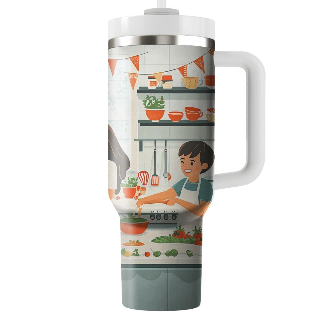 Mom’s Kitchen Chronicles: A Family Cooking Day Unique Tumblers