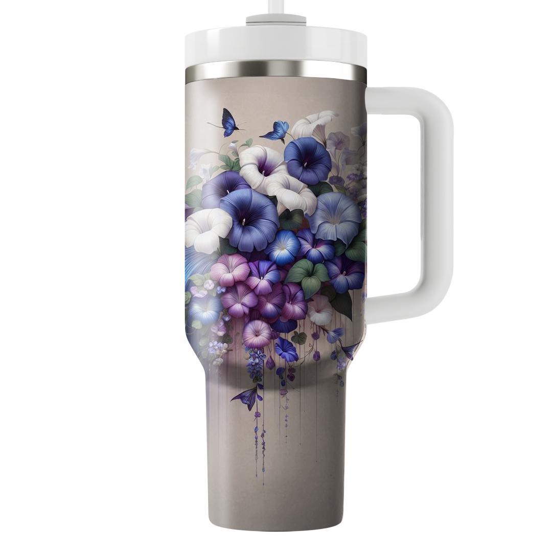 Cascading Floral Cascade  Tumblers For Gifts
