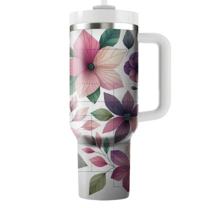 Artistic Watercolor Flowers  Tumblers For Gifts