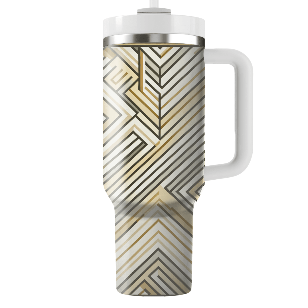 Elegant Chevron Lines  Insulated Tumblers