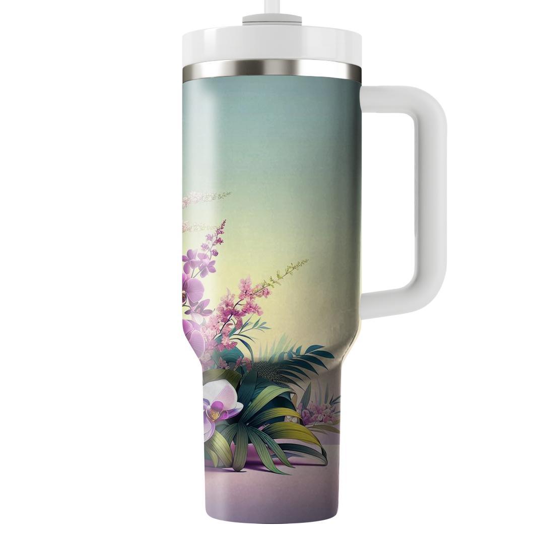 Orchid Wonderland  Unique Tumblers
