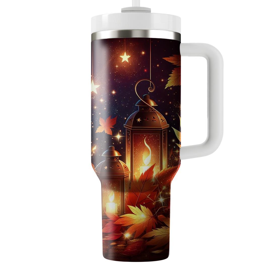 Autumn Lantern Magic  Unique Tumblers