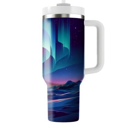 Winter Polar Symphony  Travel Tumblers