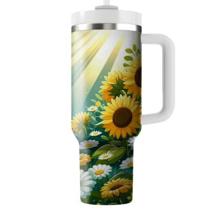 Summer Sun-kissed Blossoms  Travel Tumblers