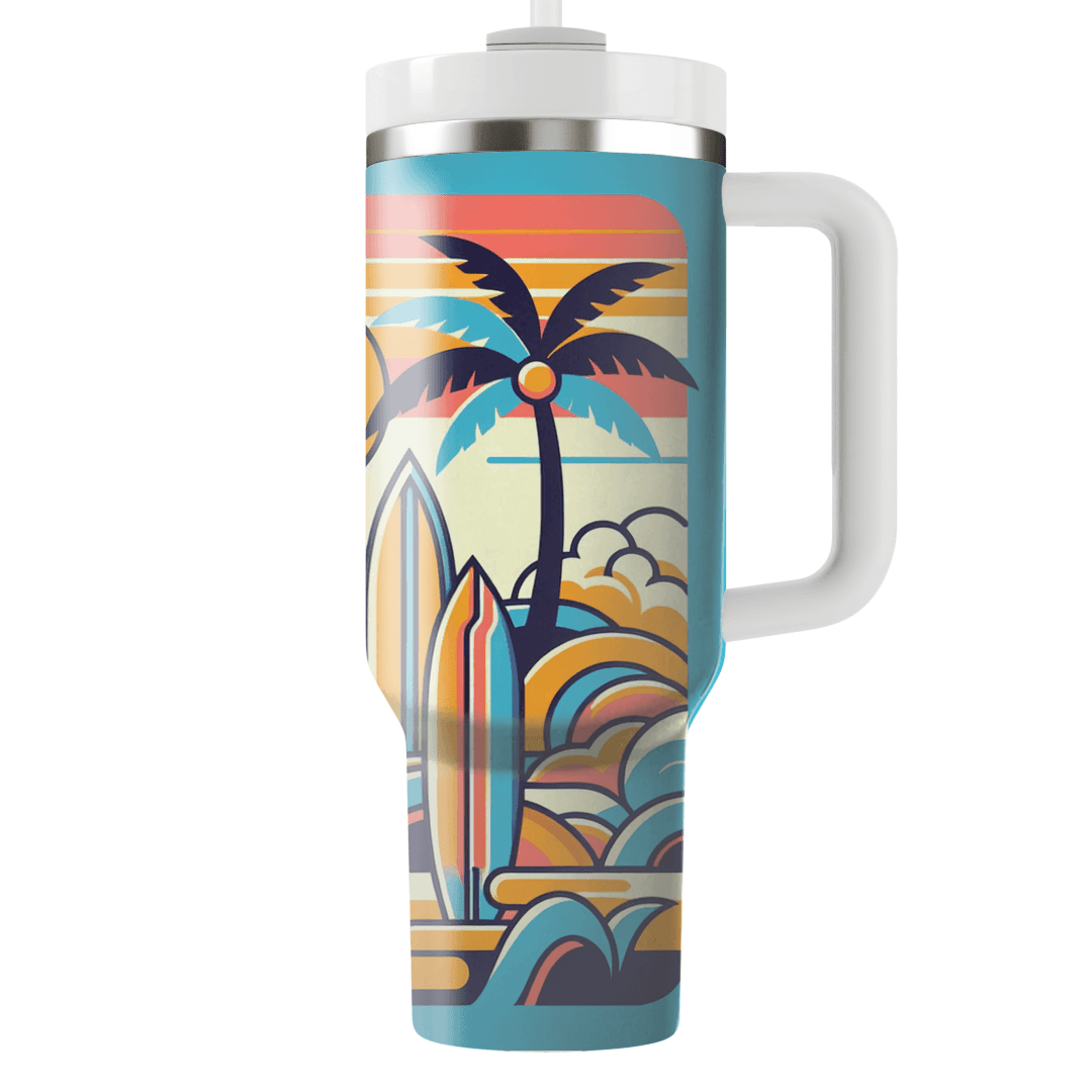 Retro Surf  Custom Tumblers
