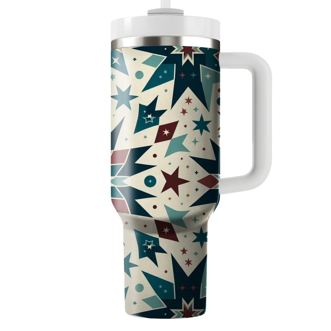 Kaleidoscope Star Magic  Tumblers With Lids