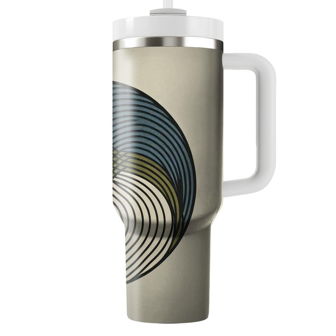Retro Pinstripe  Travel Tumblers