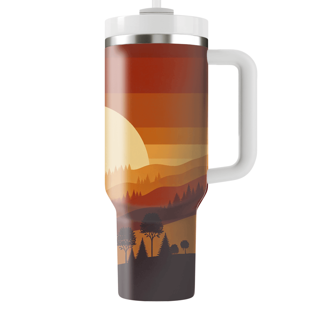 Amber Glow  Personalized Tumblers