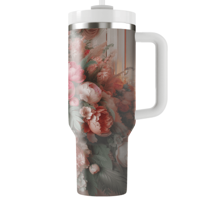 Lush Peony Garden  Tumblers With Lids
