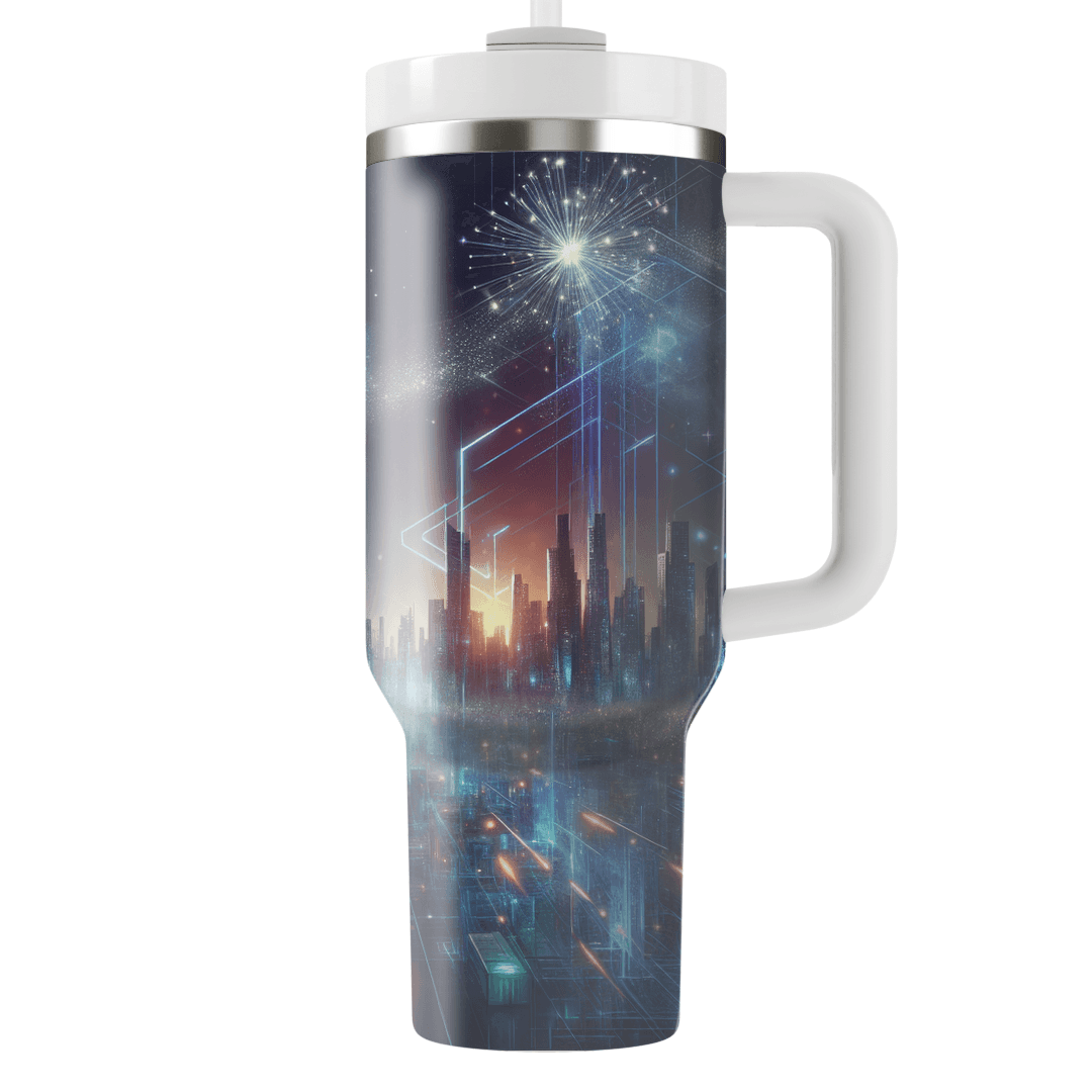 Dreamscape New Year - A Vision Of Tomorrow Custom Tumblers