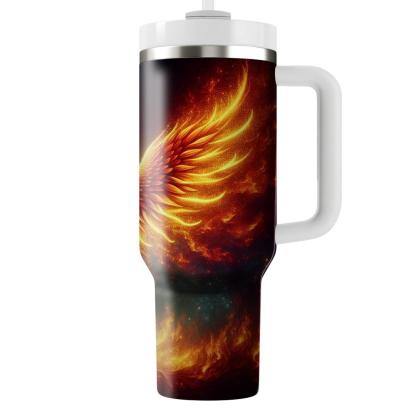 Majestic Phoenix Rise  Travel Tumblers