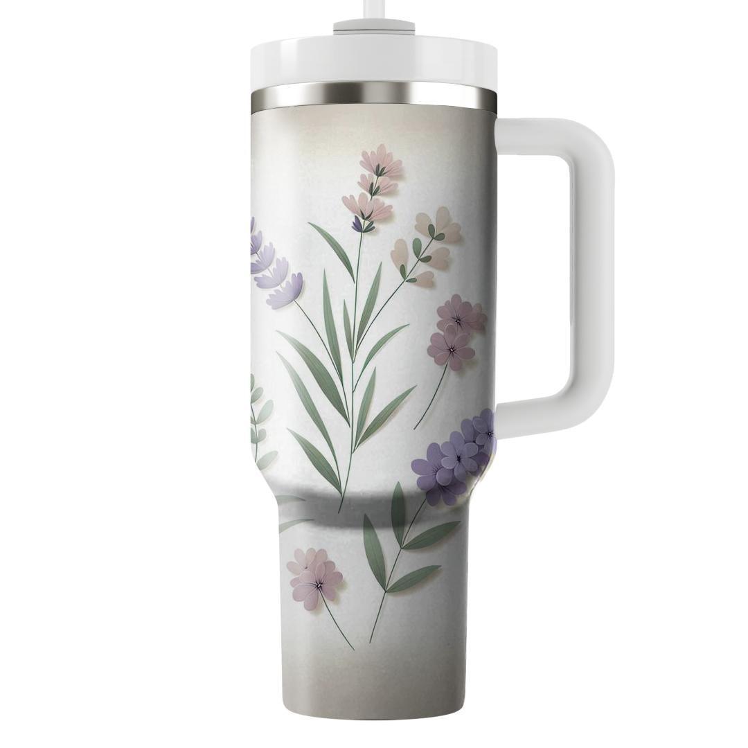 Serene Lavender Bliss  Insulated Tumblers