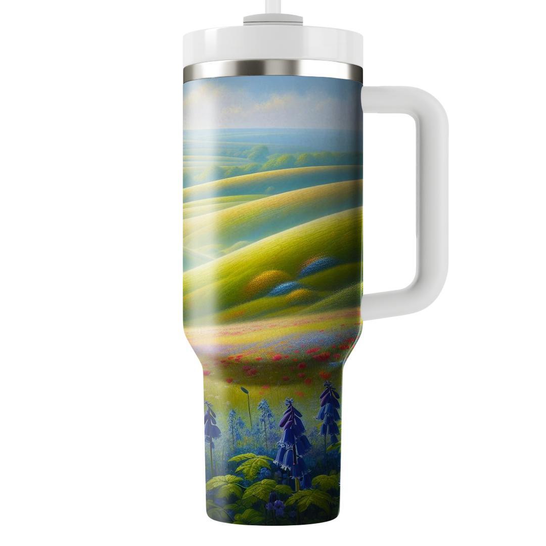 Spring Blooming Hills  Custom Tumblers