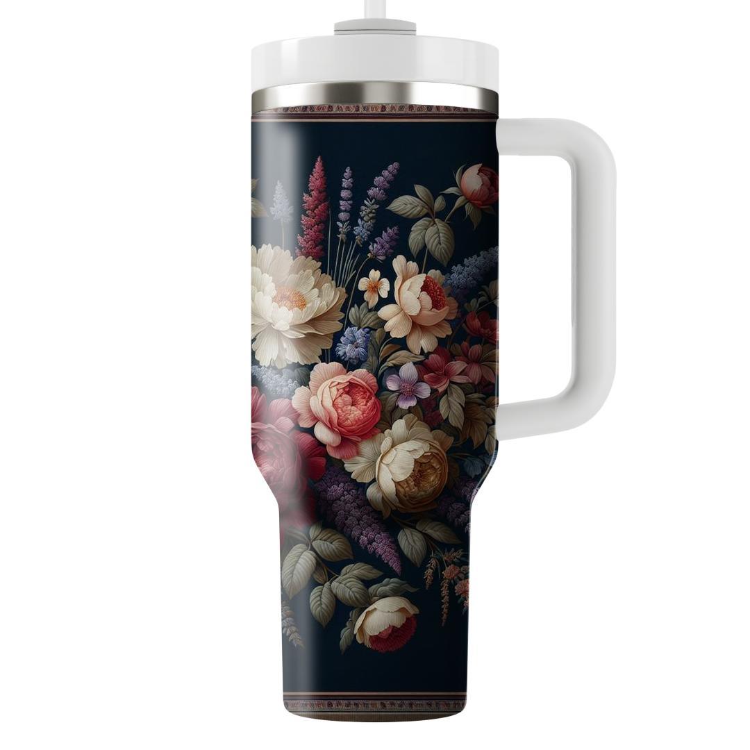 Exquisite Floral Tapestry  Unique Tumblers