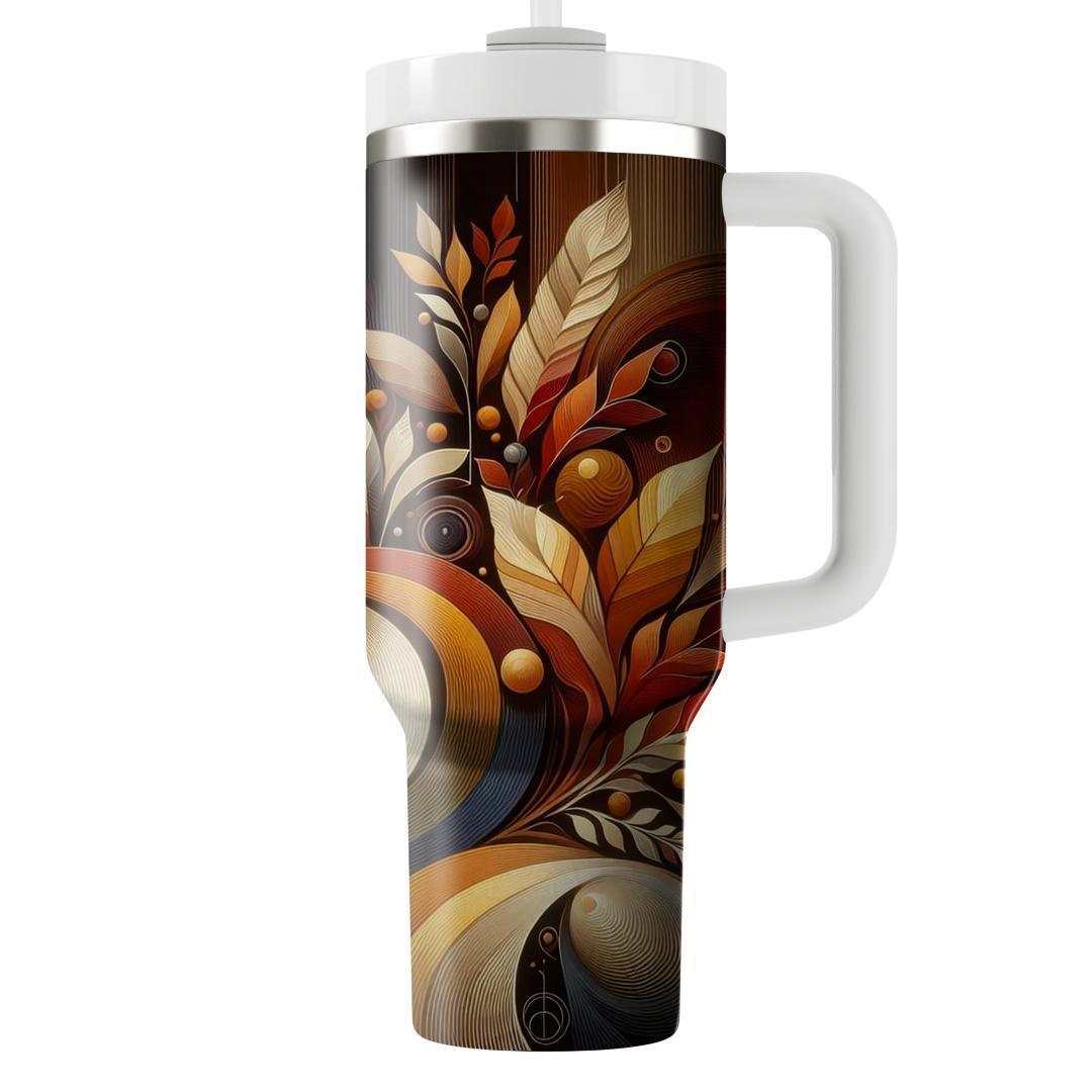 Abstract Gratitude - Thanksgiving  Of Thanks Tumblers With Lids