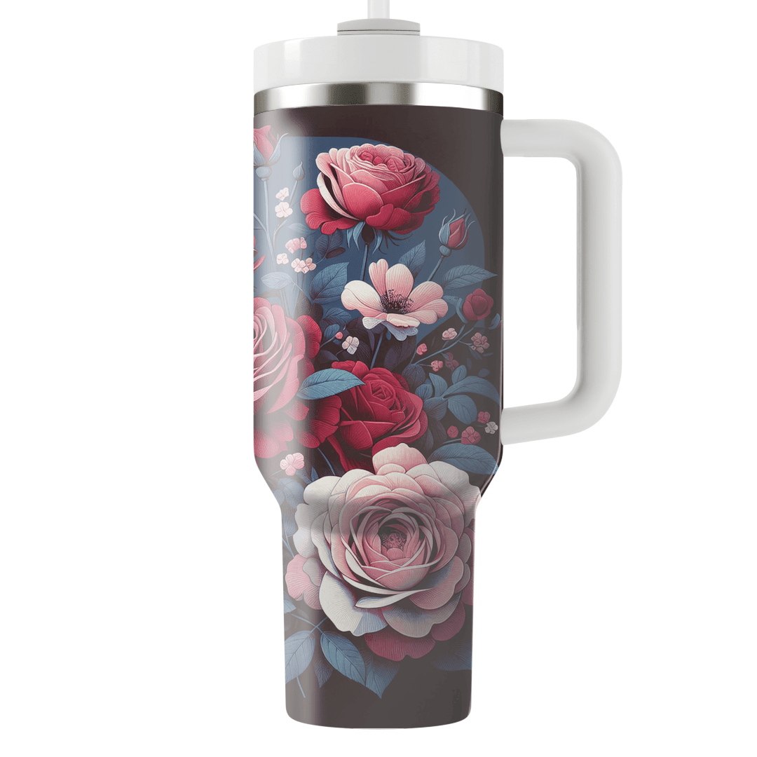 Mystic Rose Twilight  Tumblers With Lids