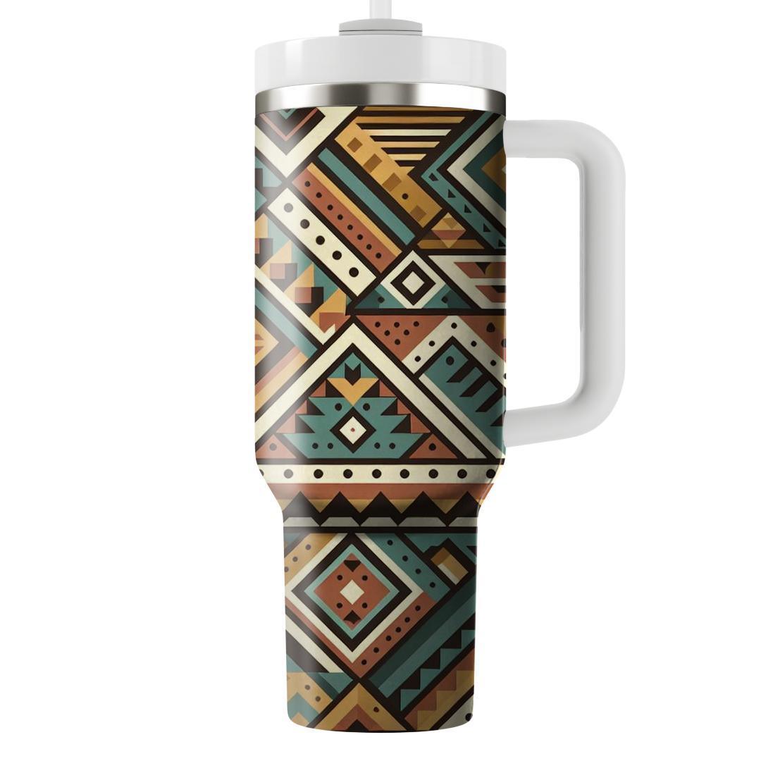 Aztec Geometric Rhythm  Tumblers For Gifts