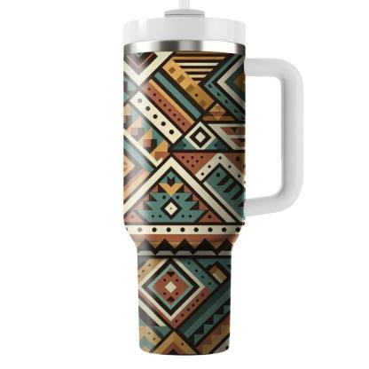 Aztec Geometric Rhythm  Tumblers For Gifts