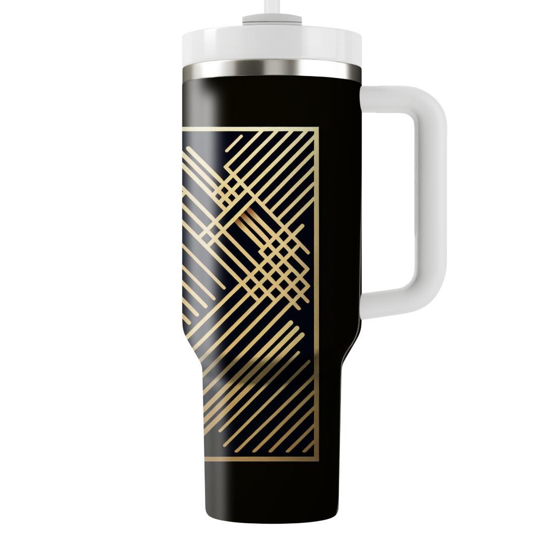 Stylish Ladder Pattern  Travel Tumblers