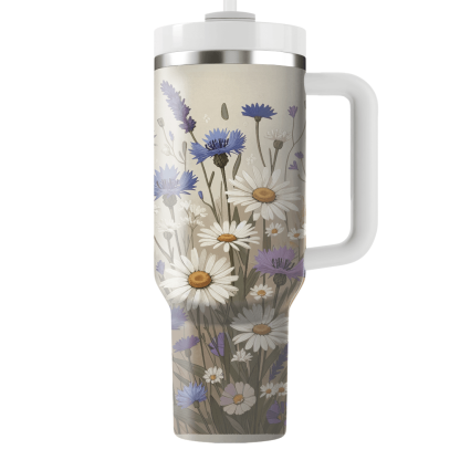 Rustic Meadow  Tumblers With Lids