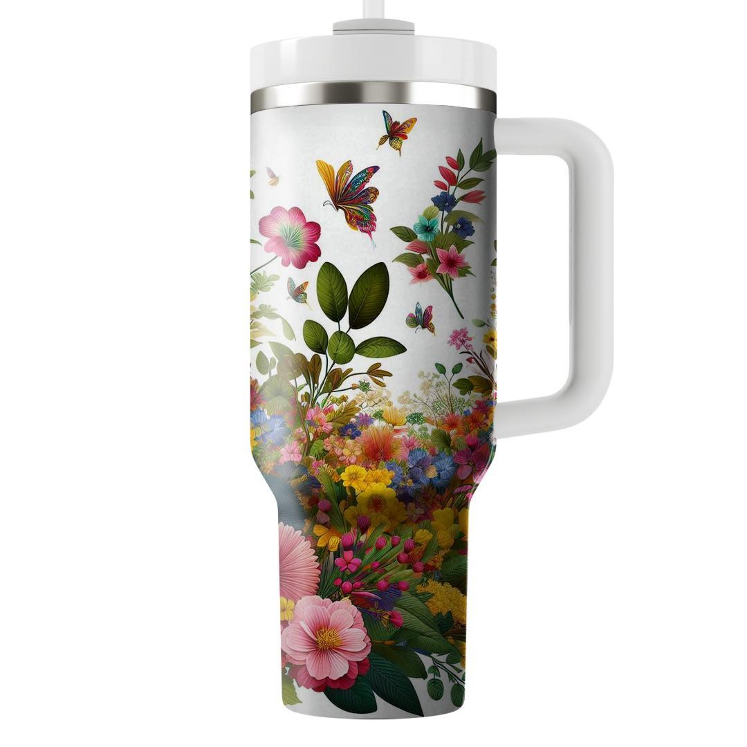 Spring Blossoms In Bloom  Tumblers With Lids