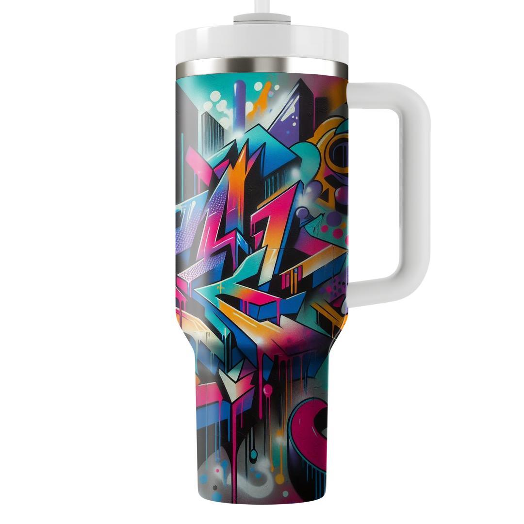 Retro Street Art  Personalized Tumblers