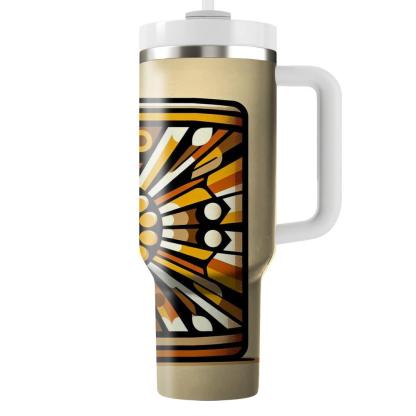 Sunburst Groove  Tumbler Cups