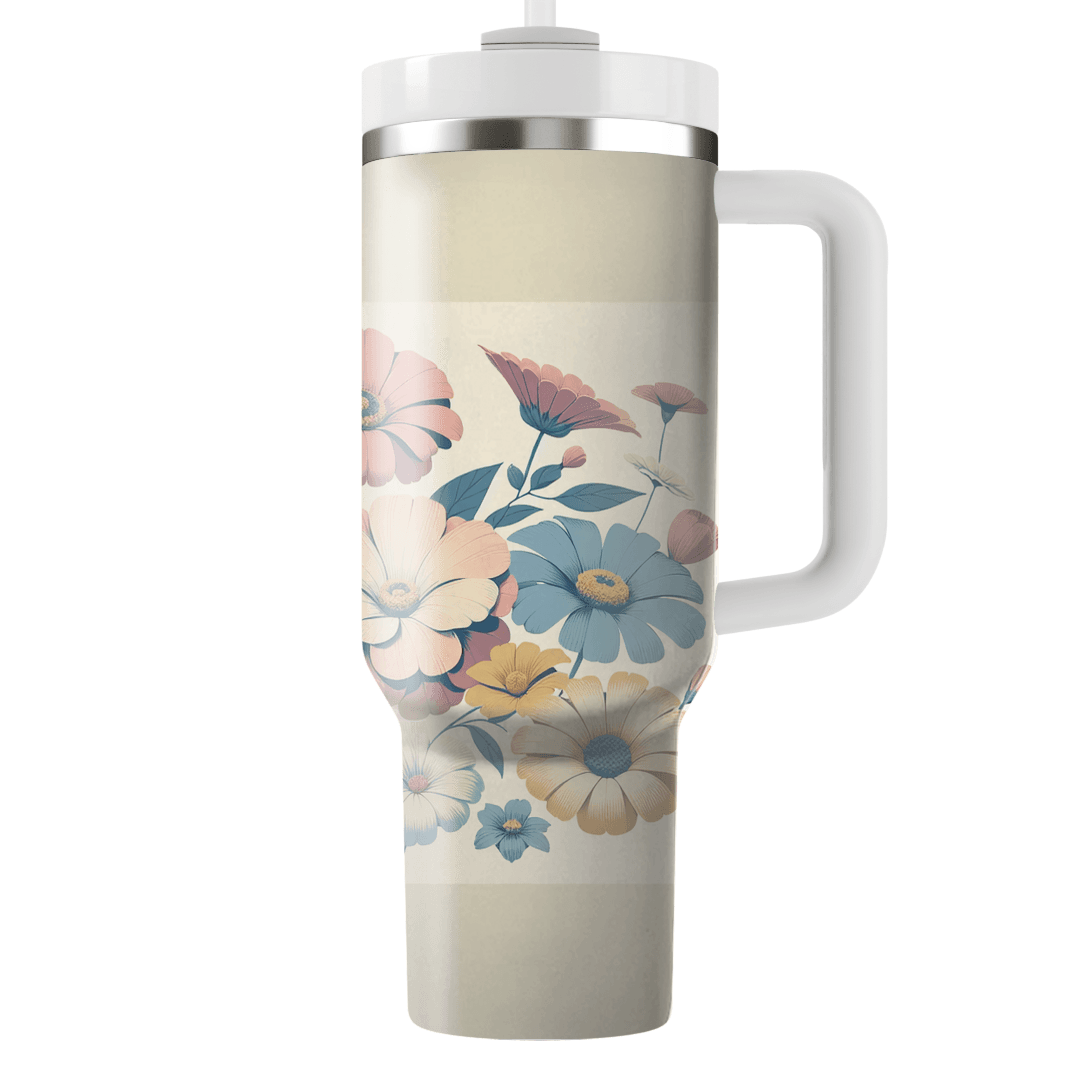 Vintage Floral Harmony  Custom Tumblers