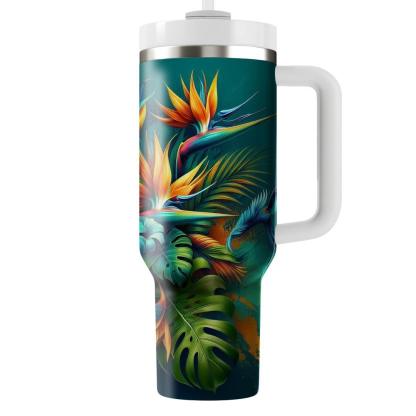 Tropical Jungle Splash  Tumbler Cups