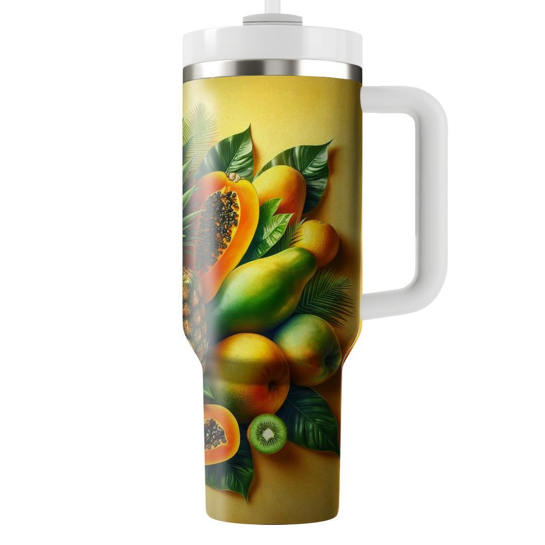 Summer Tropical Fruit  Tumbler Cups