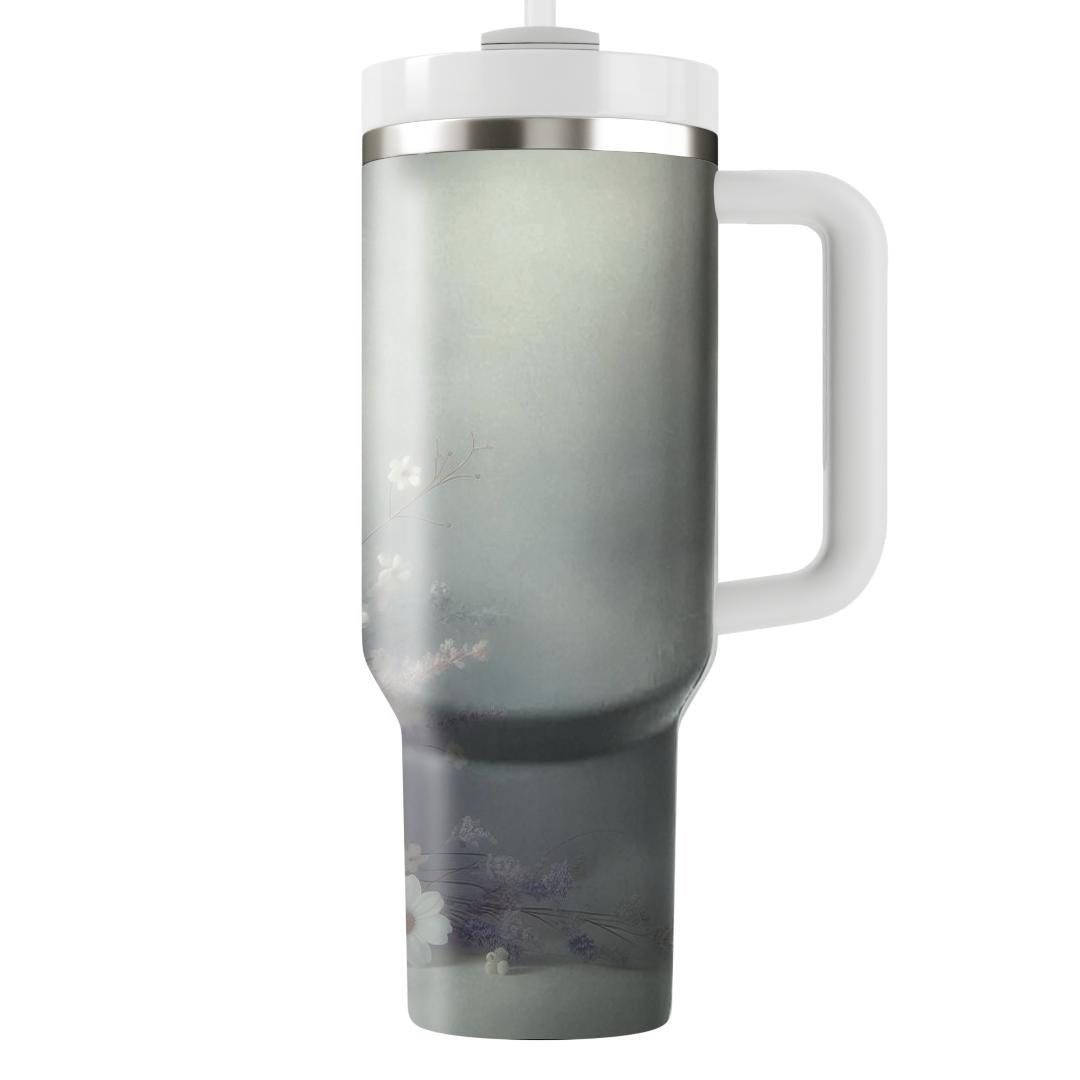 Misty Floral Whispers  Unique Tumblers