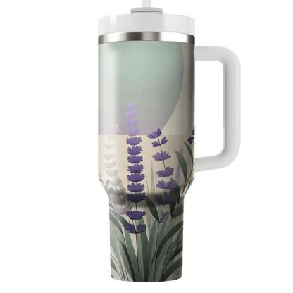 Charming Lavender Field  Insulated Tumblers