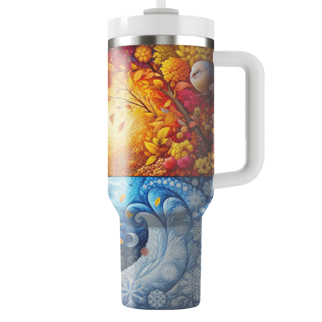 Seasonal Bliss  Unique Tumblers