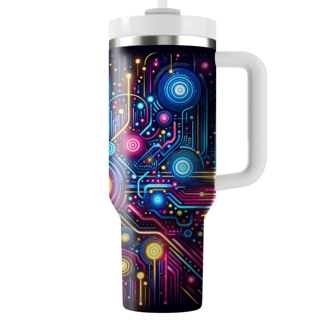 Funky Neon Lights  Tumblers With Lids