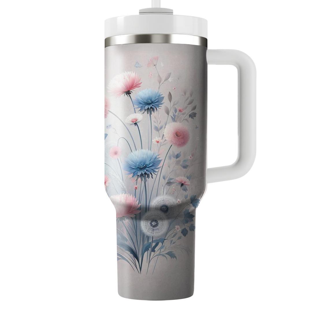 Spring Breeze Blooms  Travel Tumblers