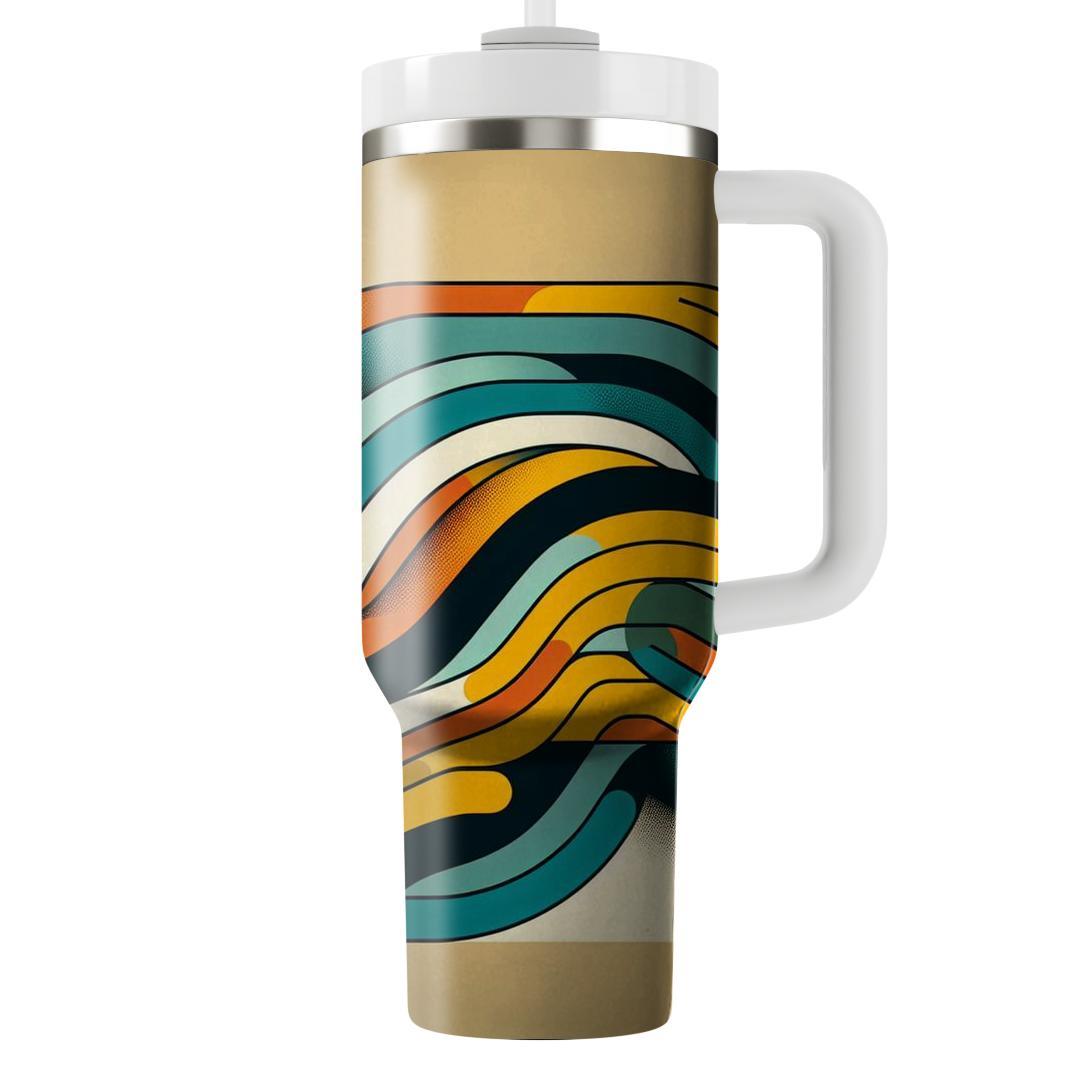 Funky Geometric Delight  Tumblers With Lids