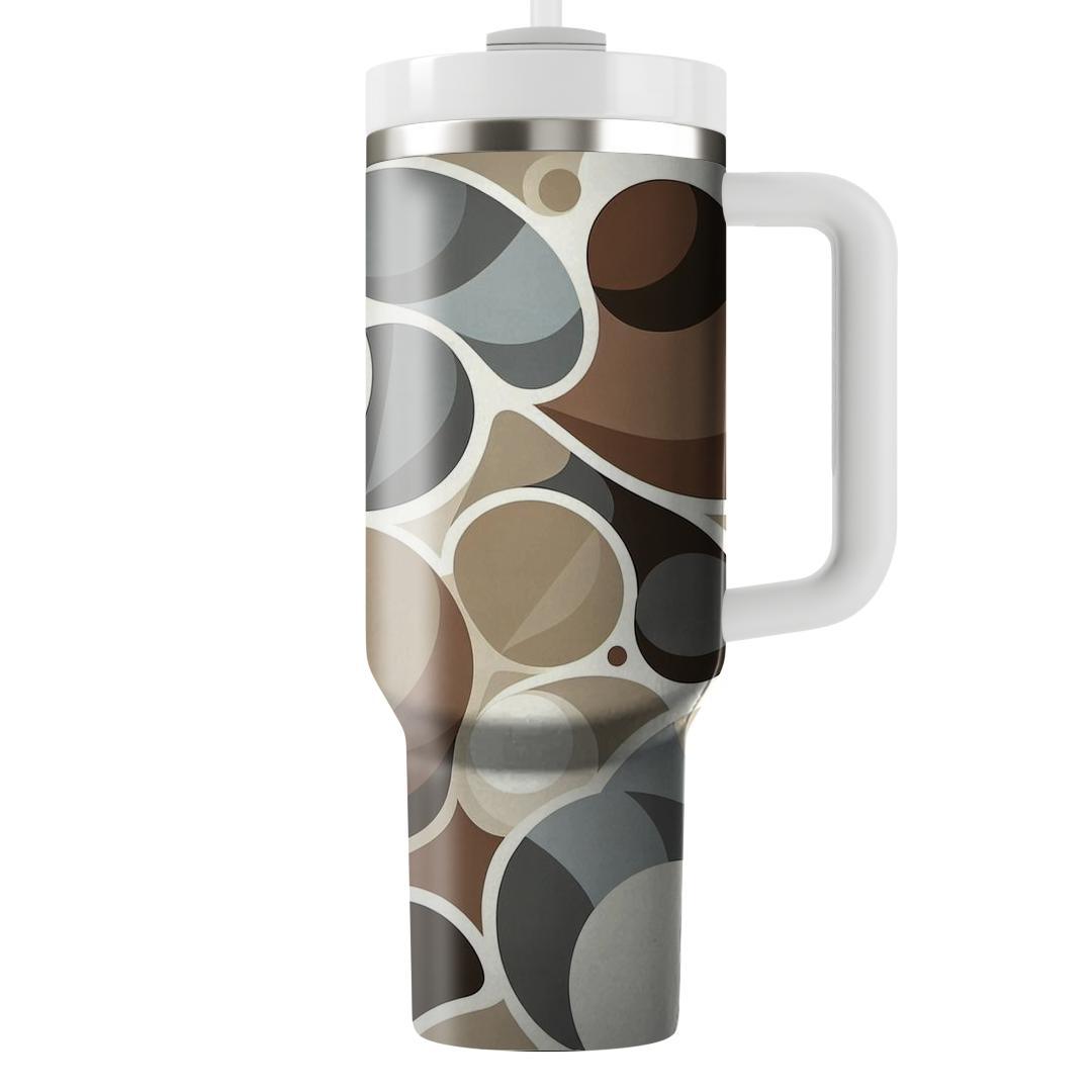 Geometric Pebble Path  Decorative Tumblers