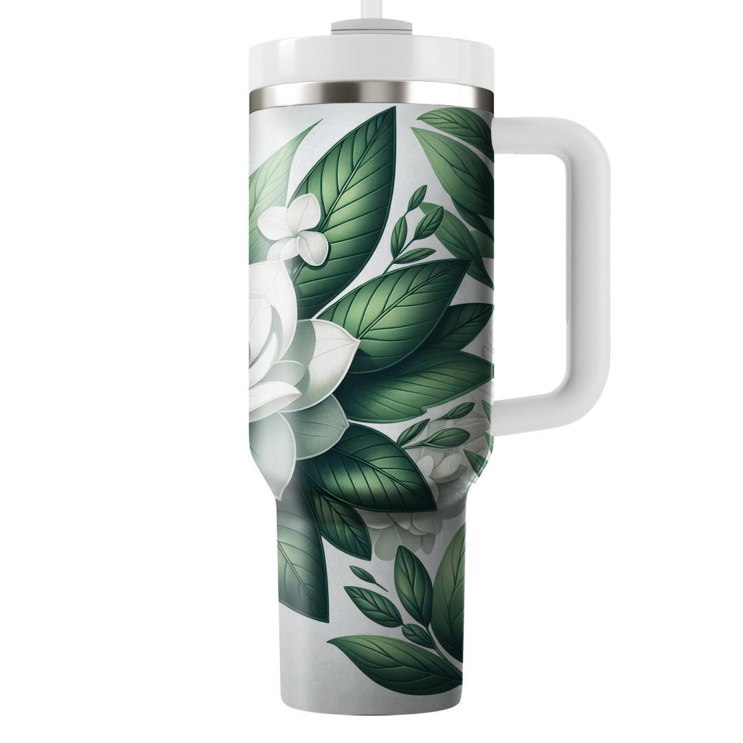 Lush Gardenia Essence  Unique Tumblers