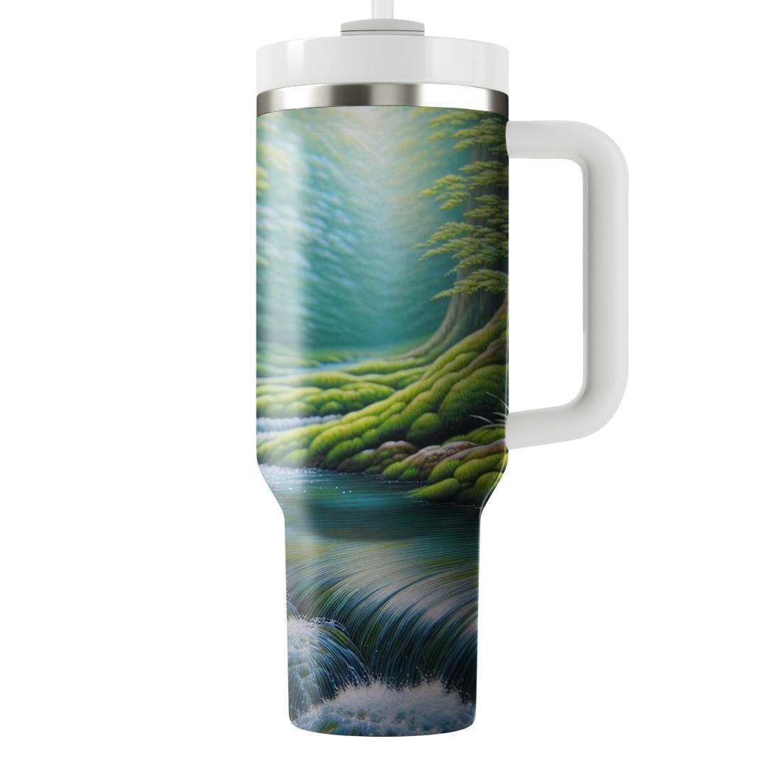 Regal Kingfisher Cascade  Travel Tumblers
