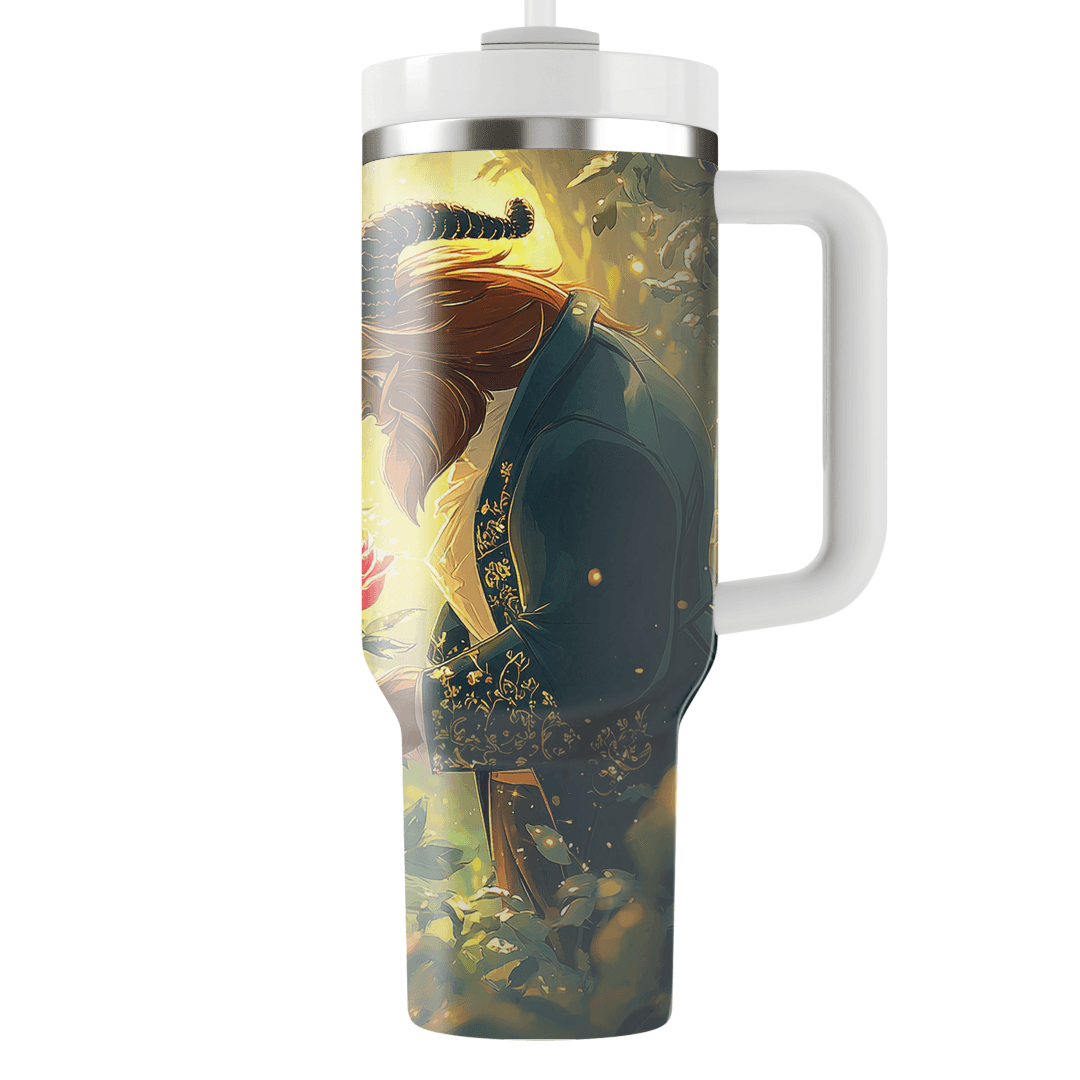 Belle And The Beast In The Enchanted Rose Tumblers For Gifts