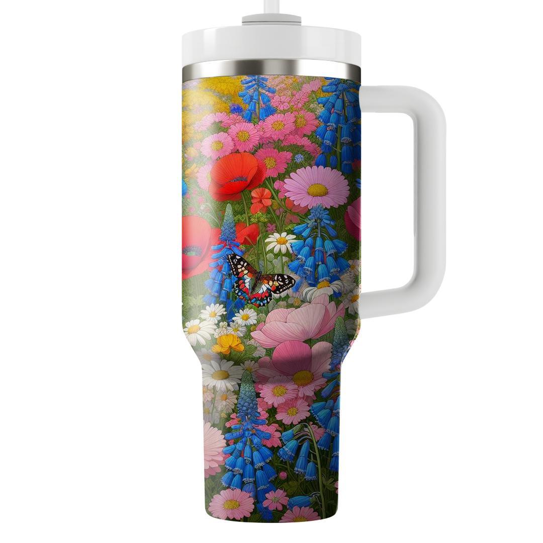 Spring Meadow Muse  Unique Tumblers